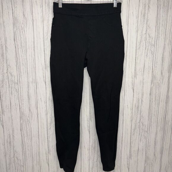 Womens Size M Spanx Black Skinny Leggings EUC - Picture 1 of 6